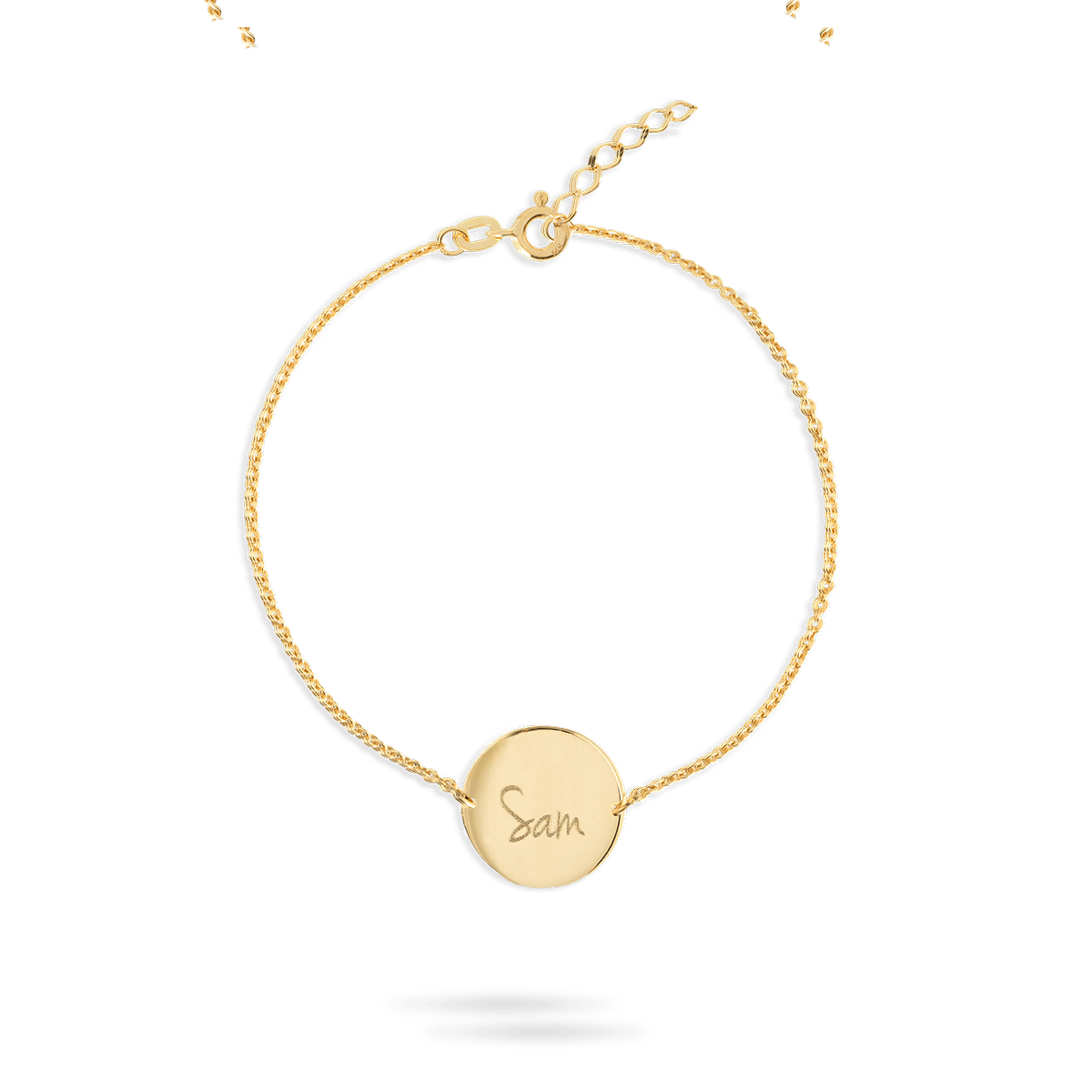 Handwritten Coin Bracelet