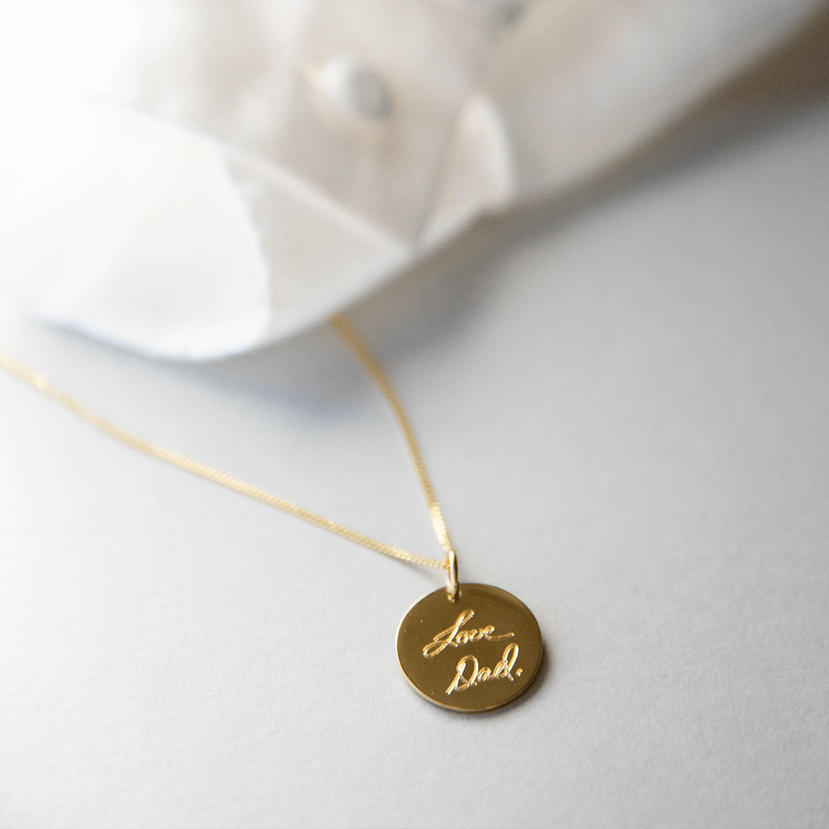 Handwritten Coin Ketting