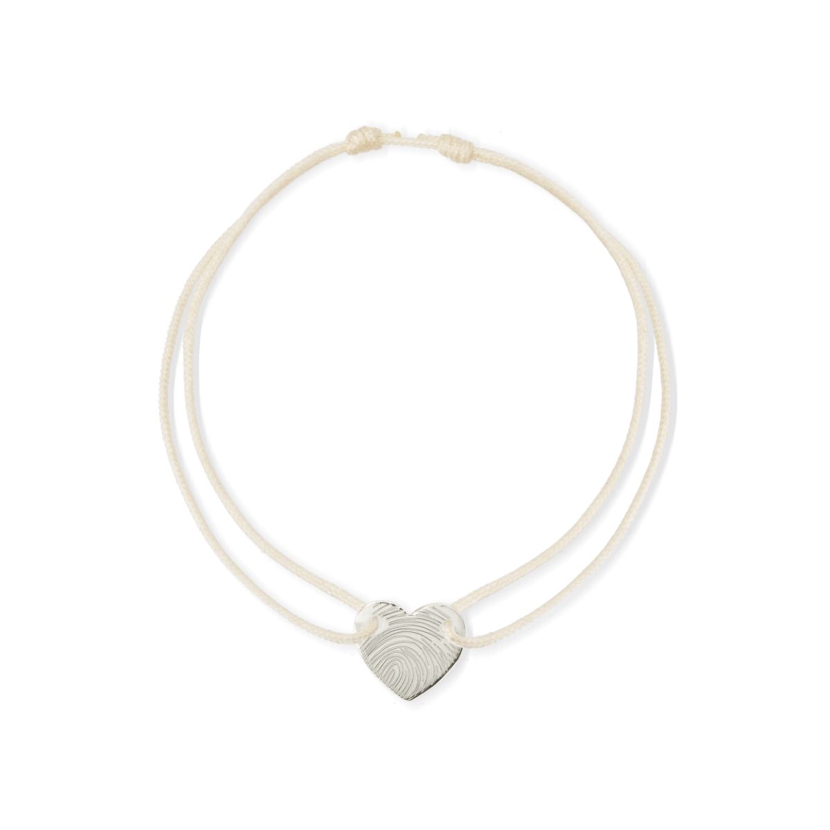 Hallie Heart Fingerprint Armband