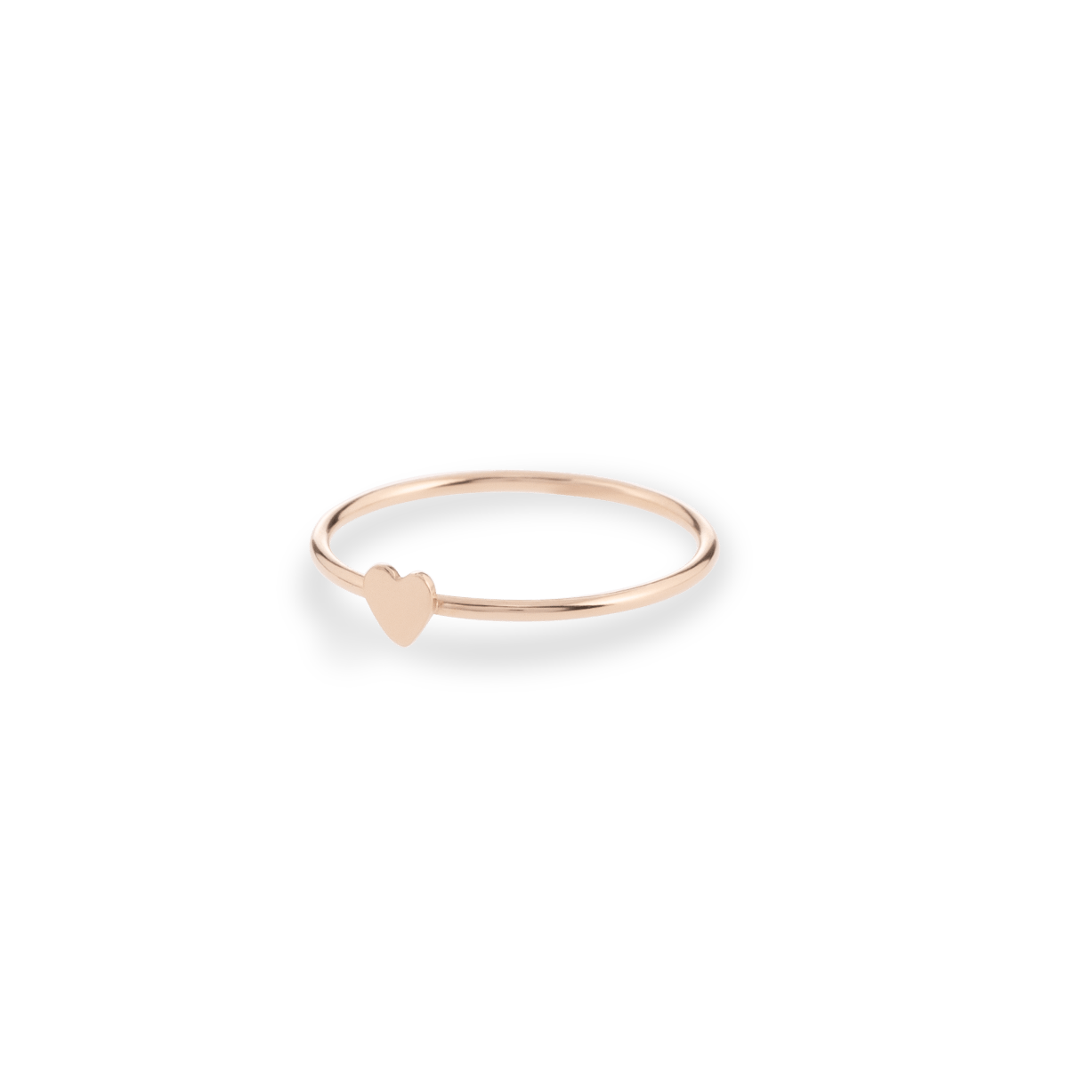 heart ring rose goud