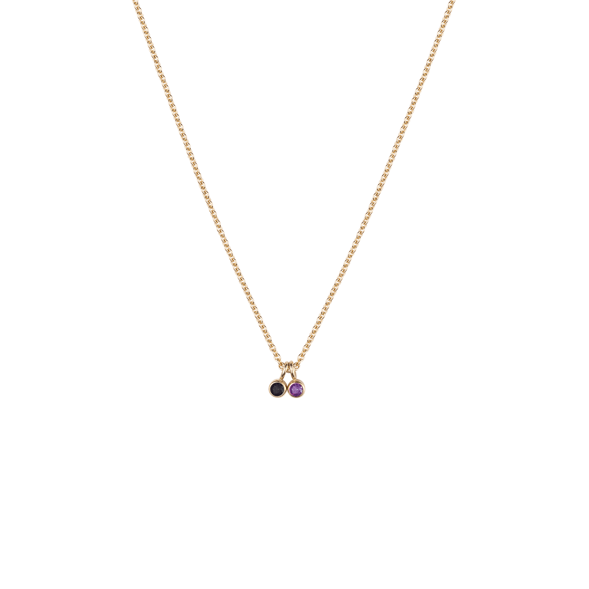 Weihnachten Birthstone Cluster Kette