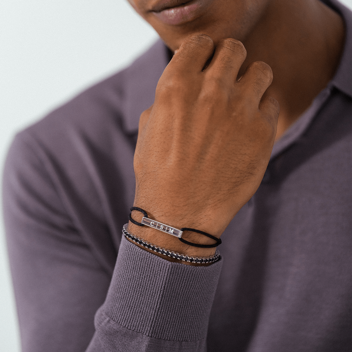 Men's Initial Bracelet