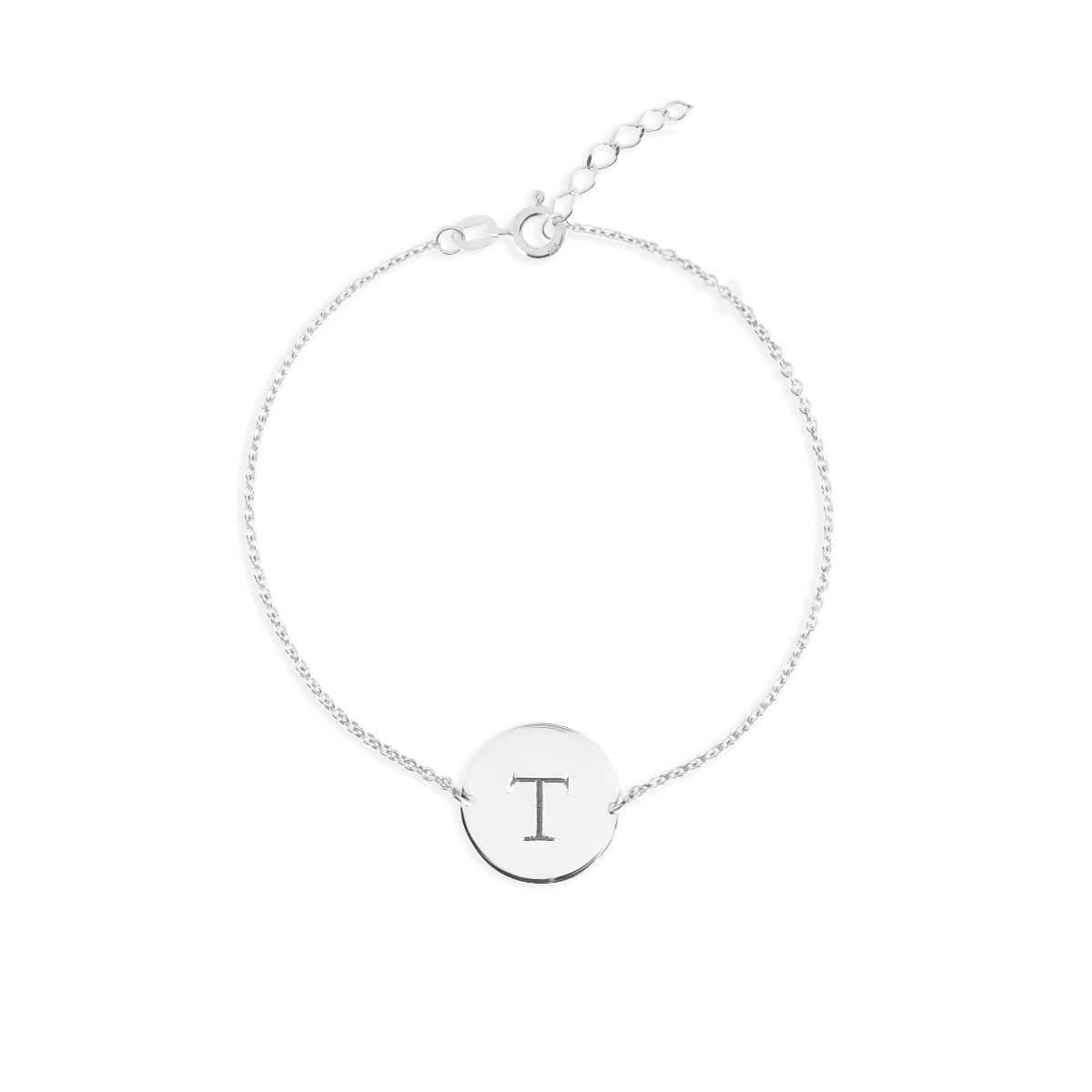 Initial Coin Bracelet 