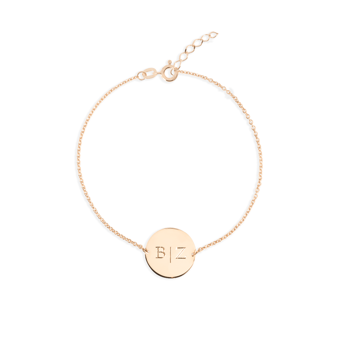 Initial Coin Bracelet 