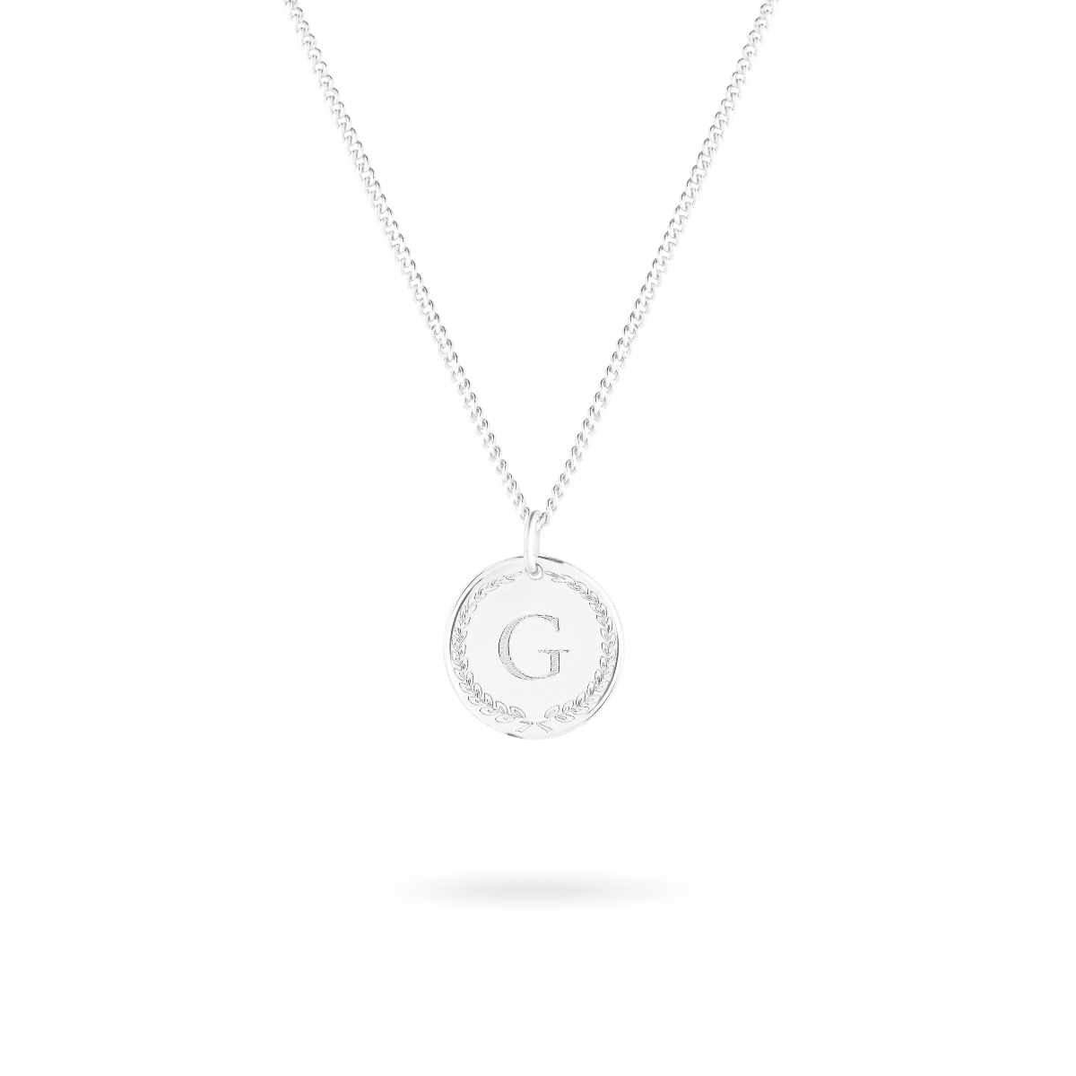 Initial Coin Necklace