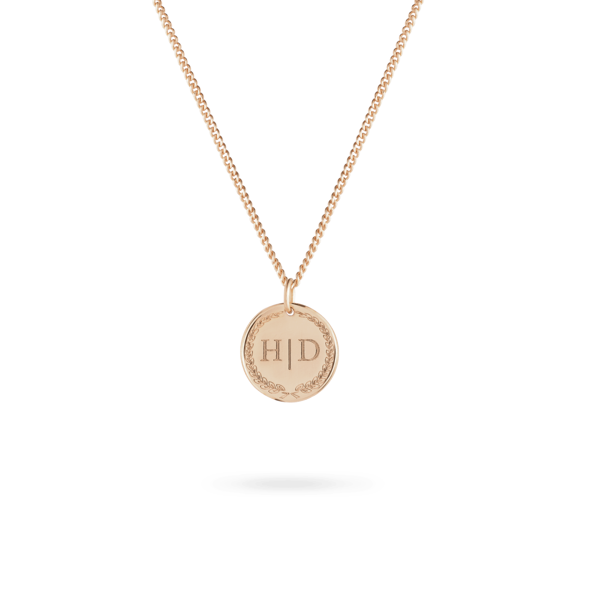 Initial Coin Necklace