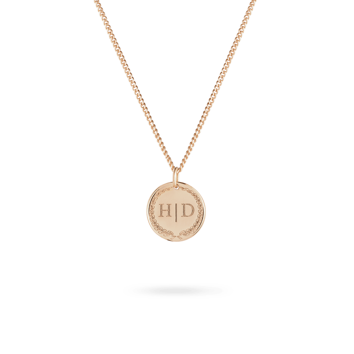 Initial Coin Necklace Deluxe