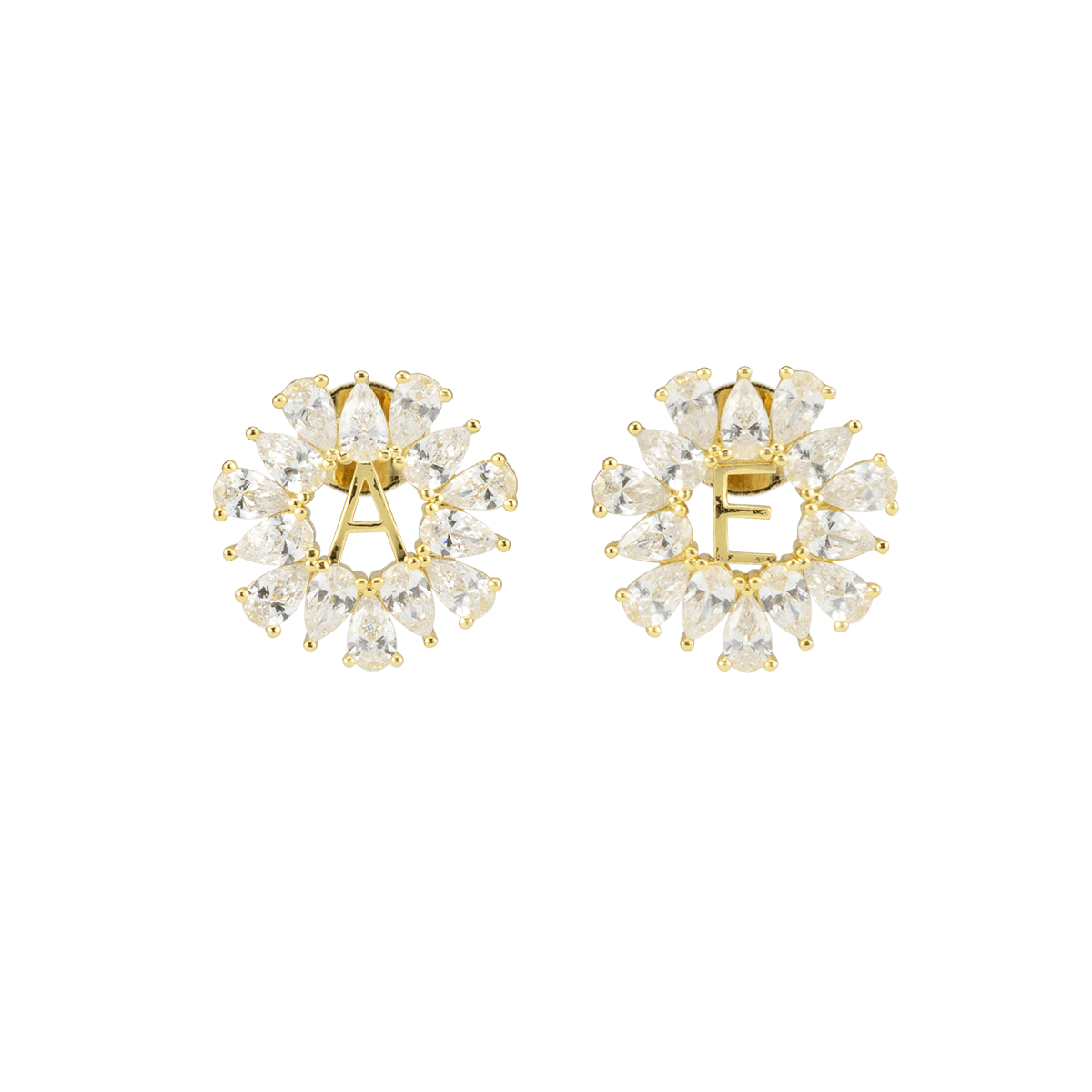 Dazzling Initial Ohrringe