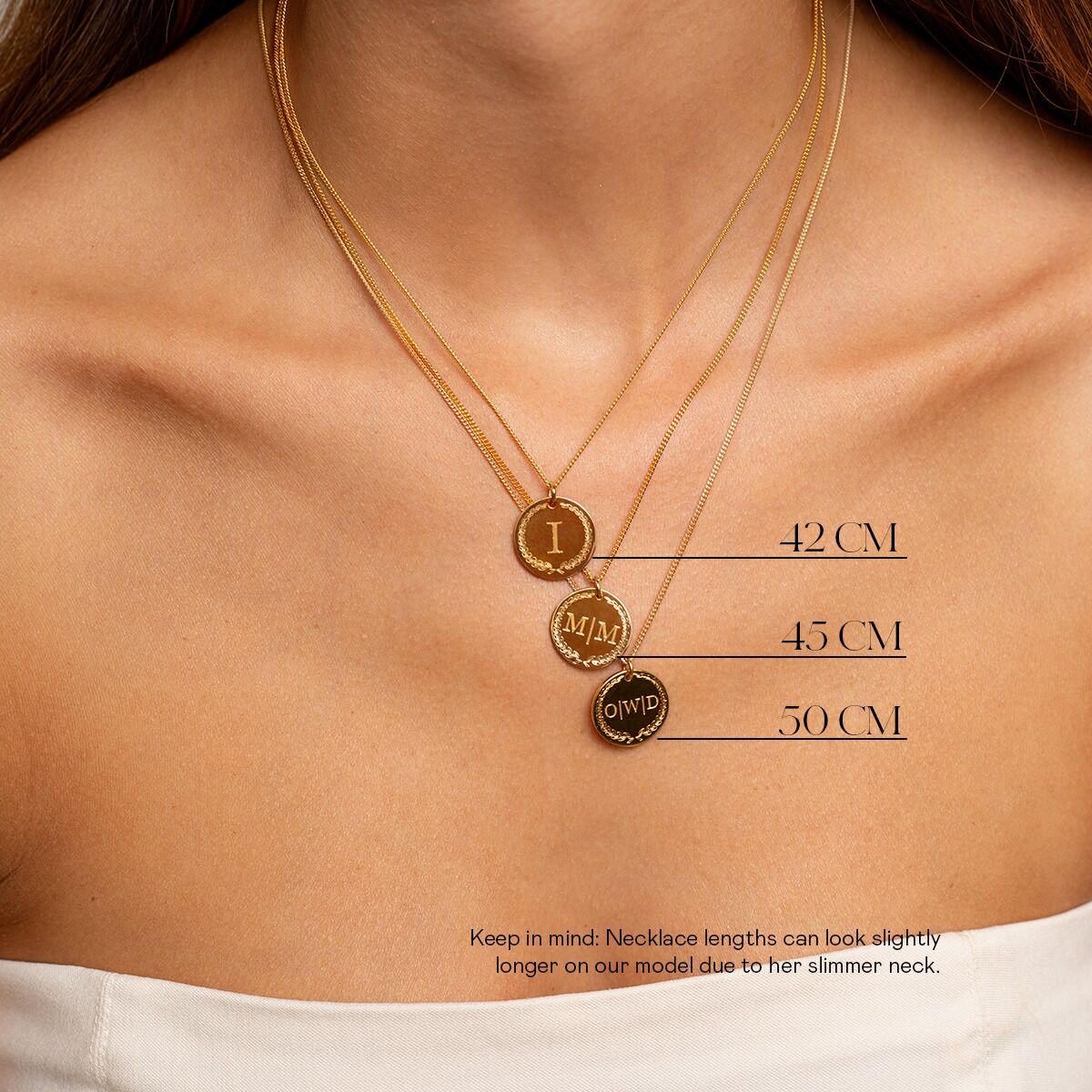 Initial Coin Necklace