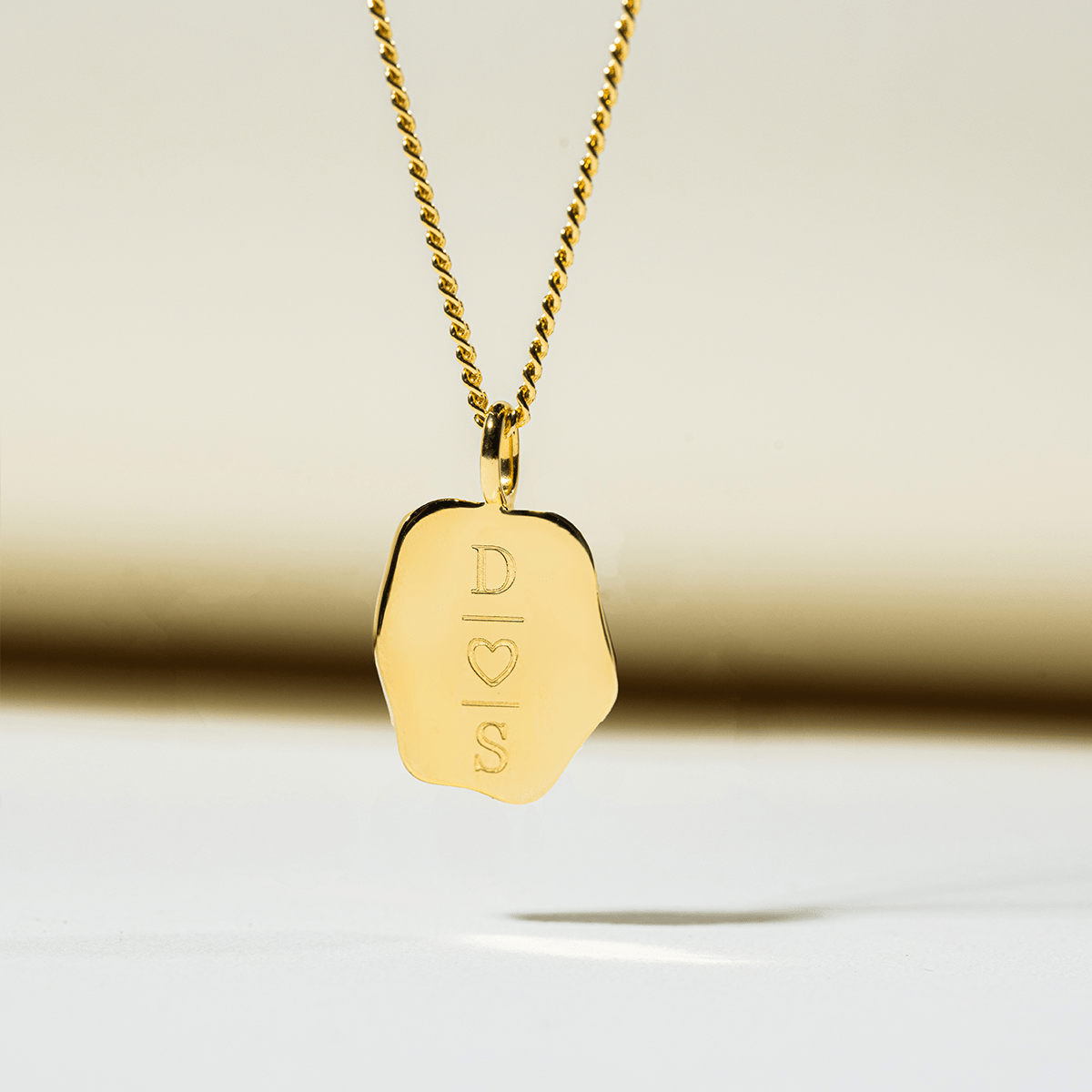 Chunky Curve Coin Ketting