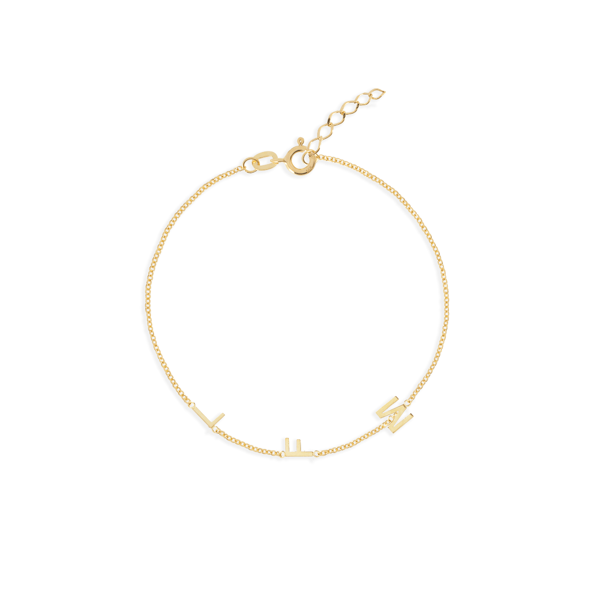Tiffany on sale letter bracelet