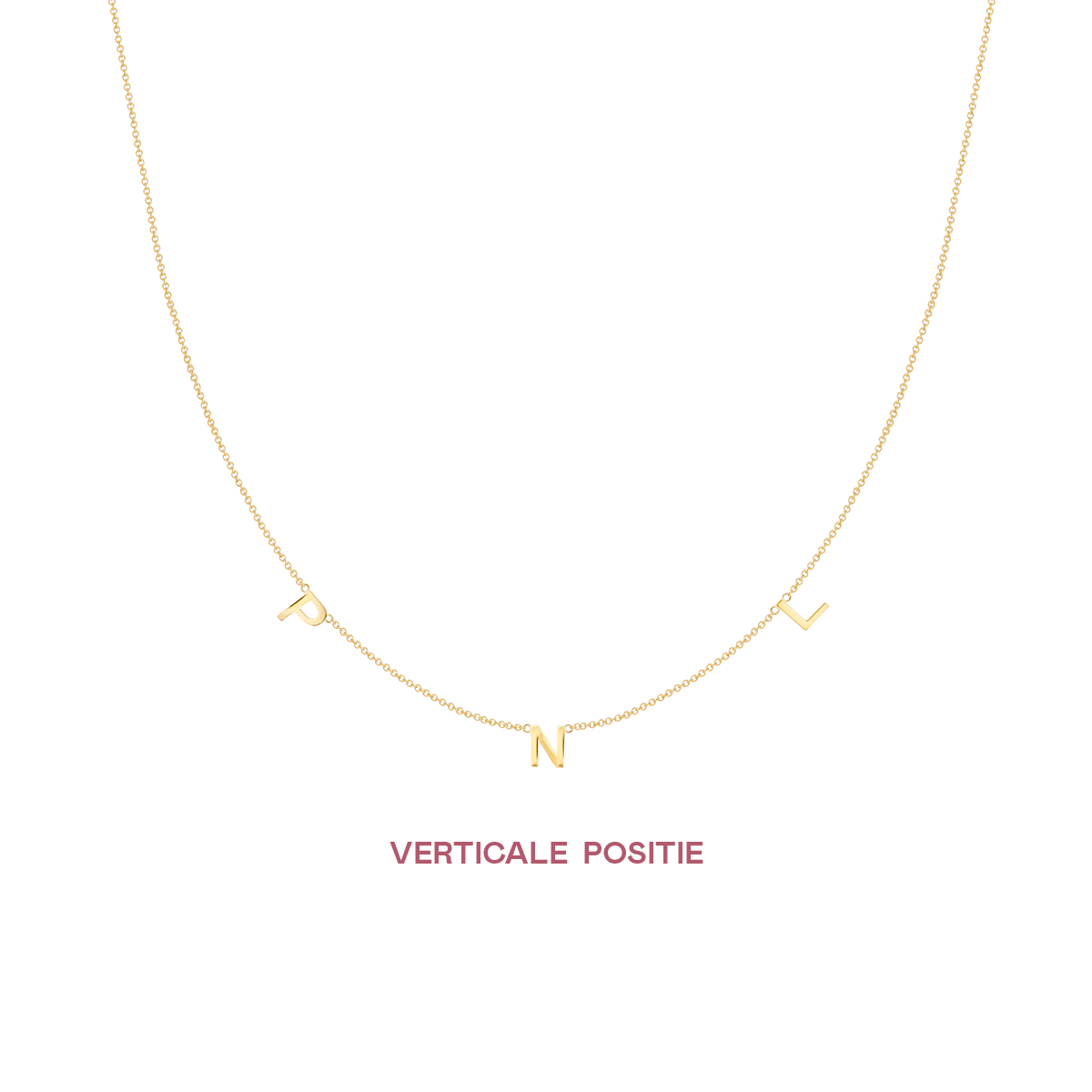 Letter Ketting meerprijs test