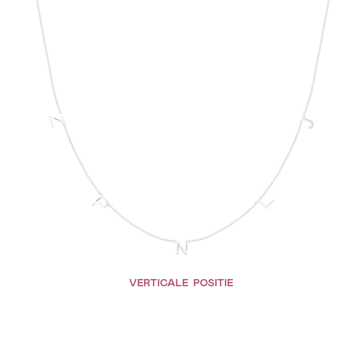 Letter Ketting meerprijs test