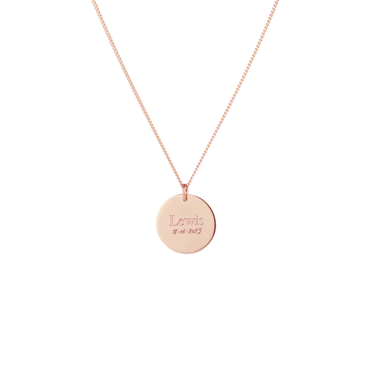 Birth Card Coin Kette