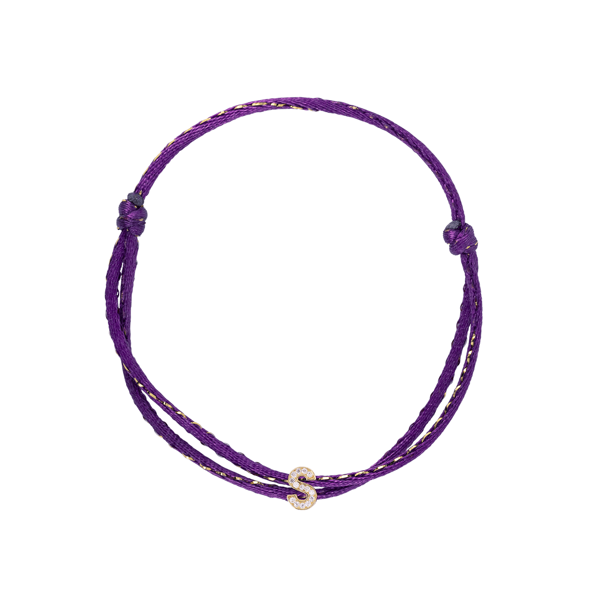 Lizzy Letter Sparkle Armband