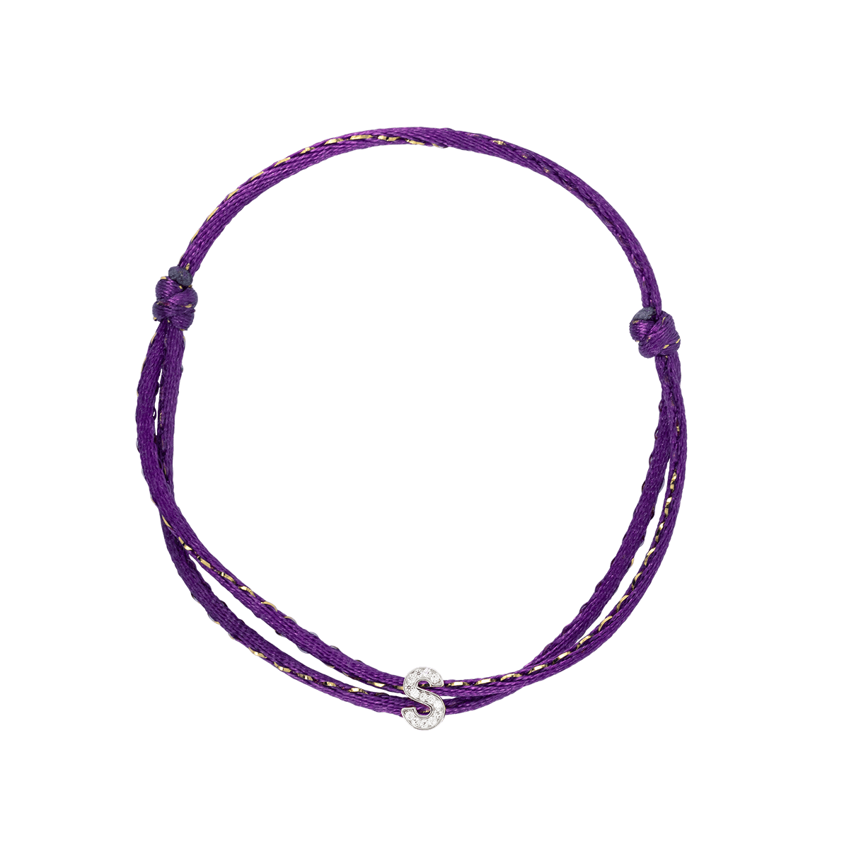 Lizzy Letter Sparkle Armband