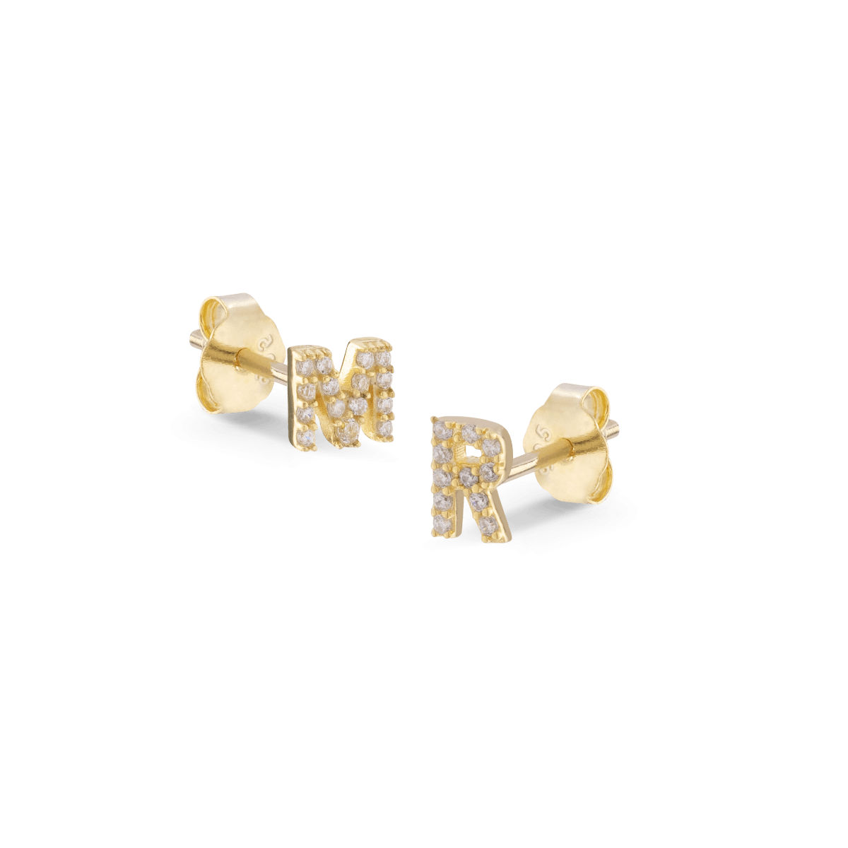 Lizzy Letter Studs