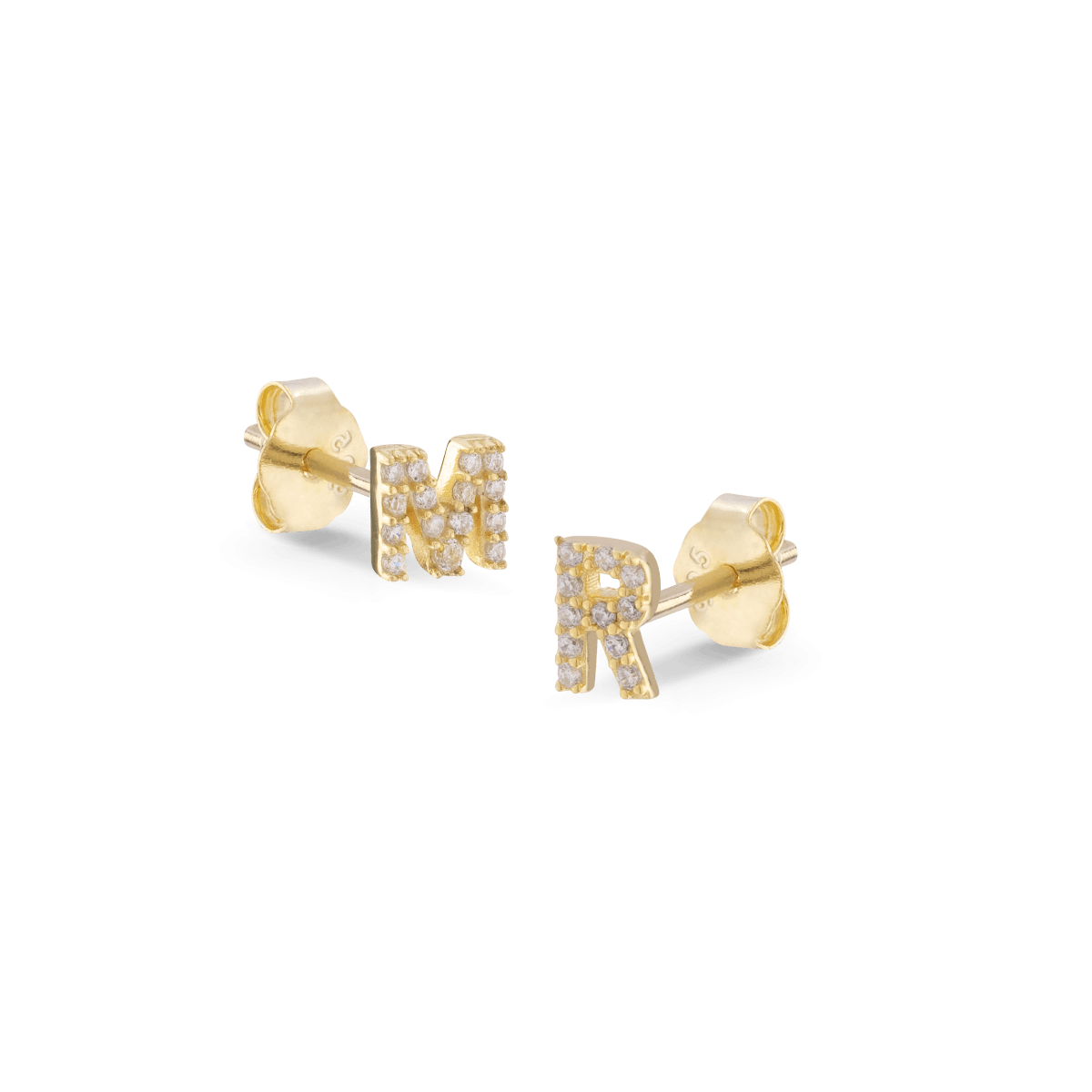 Letter studs store