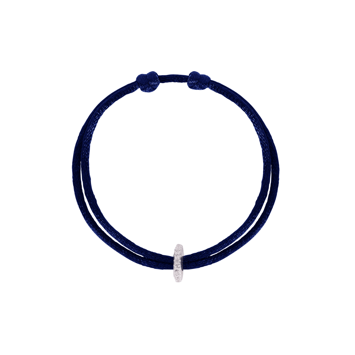 Men Birthstone Disc Cord Armband