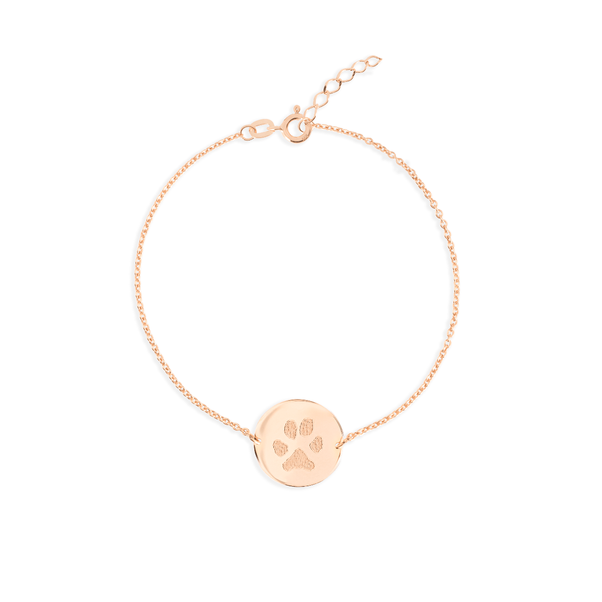 Paw Print Coin Armband