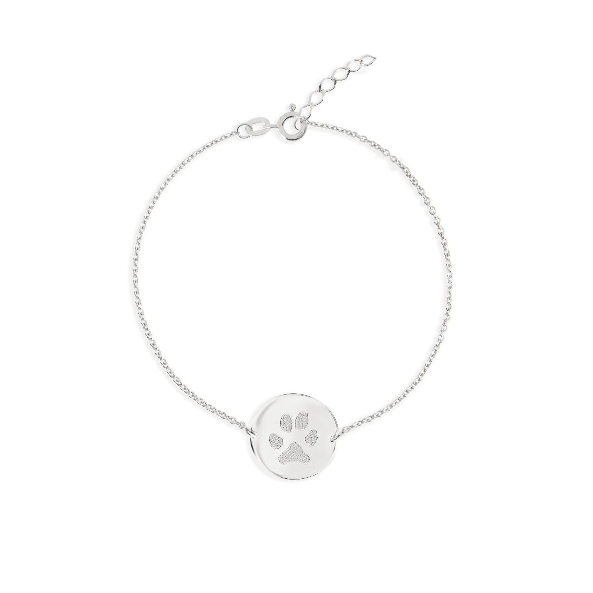 Paw Print Coin Bracelet