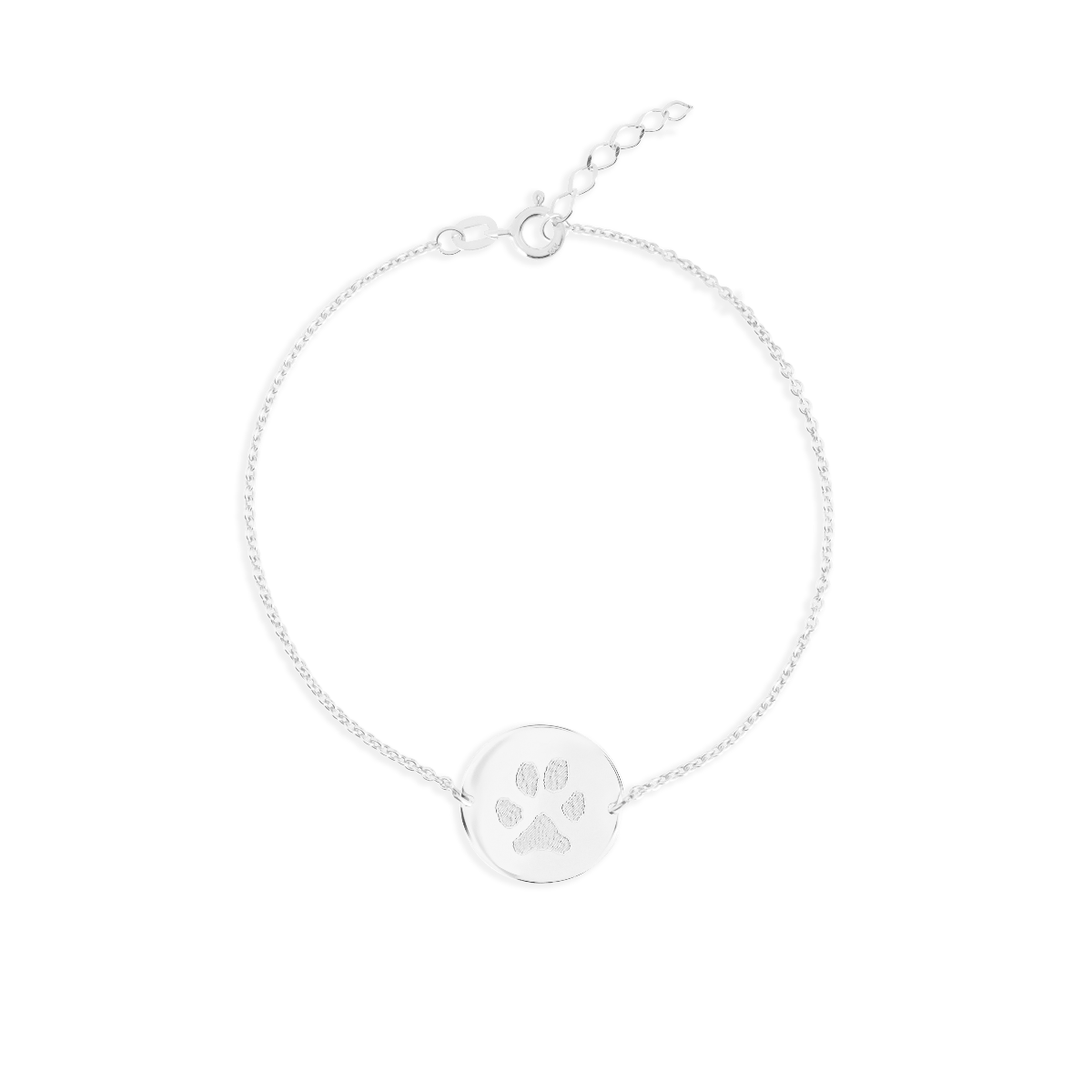 Paw Print Coin Bracelet