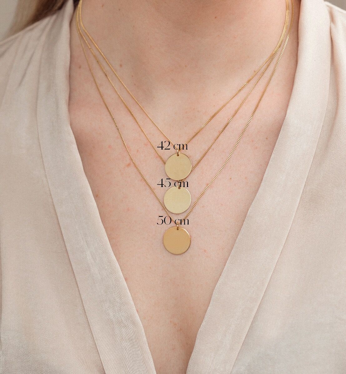 Initial Coin Necklace