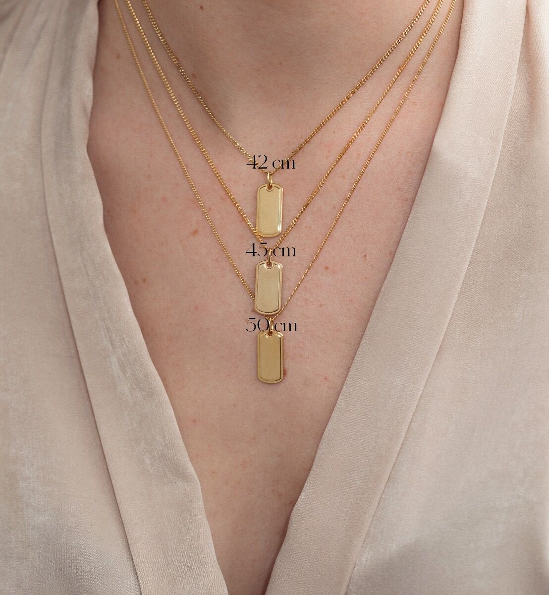 Monogram Tag Necklace