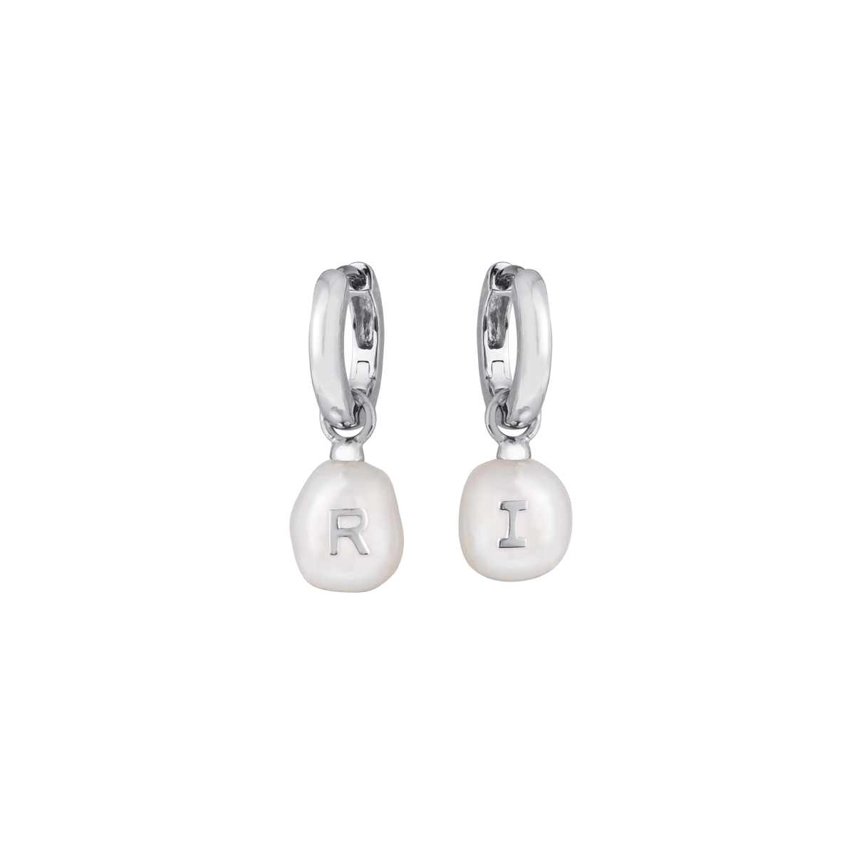 SS24 Grace Pearl Letter Earrings