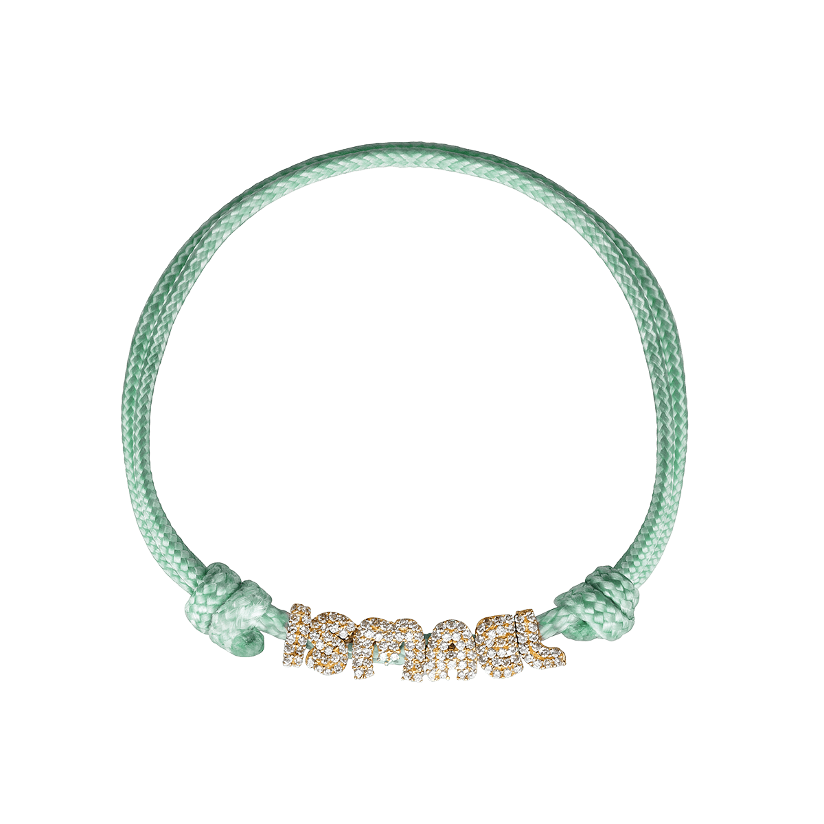 Pave Letter Armband