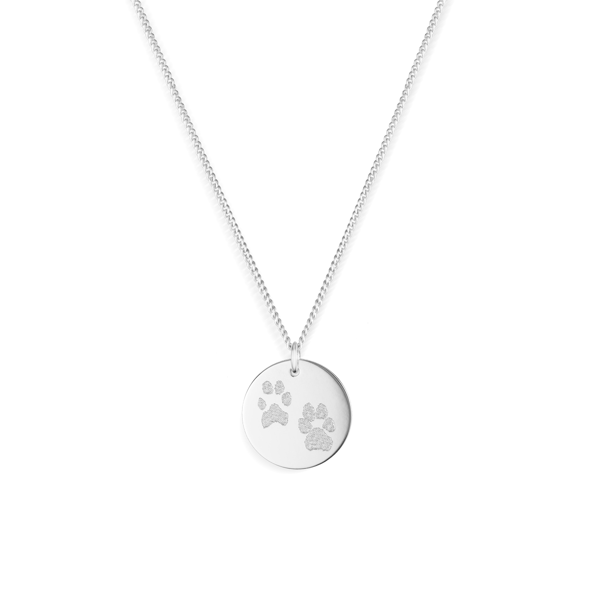 Paw Print Coin Ketting