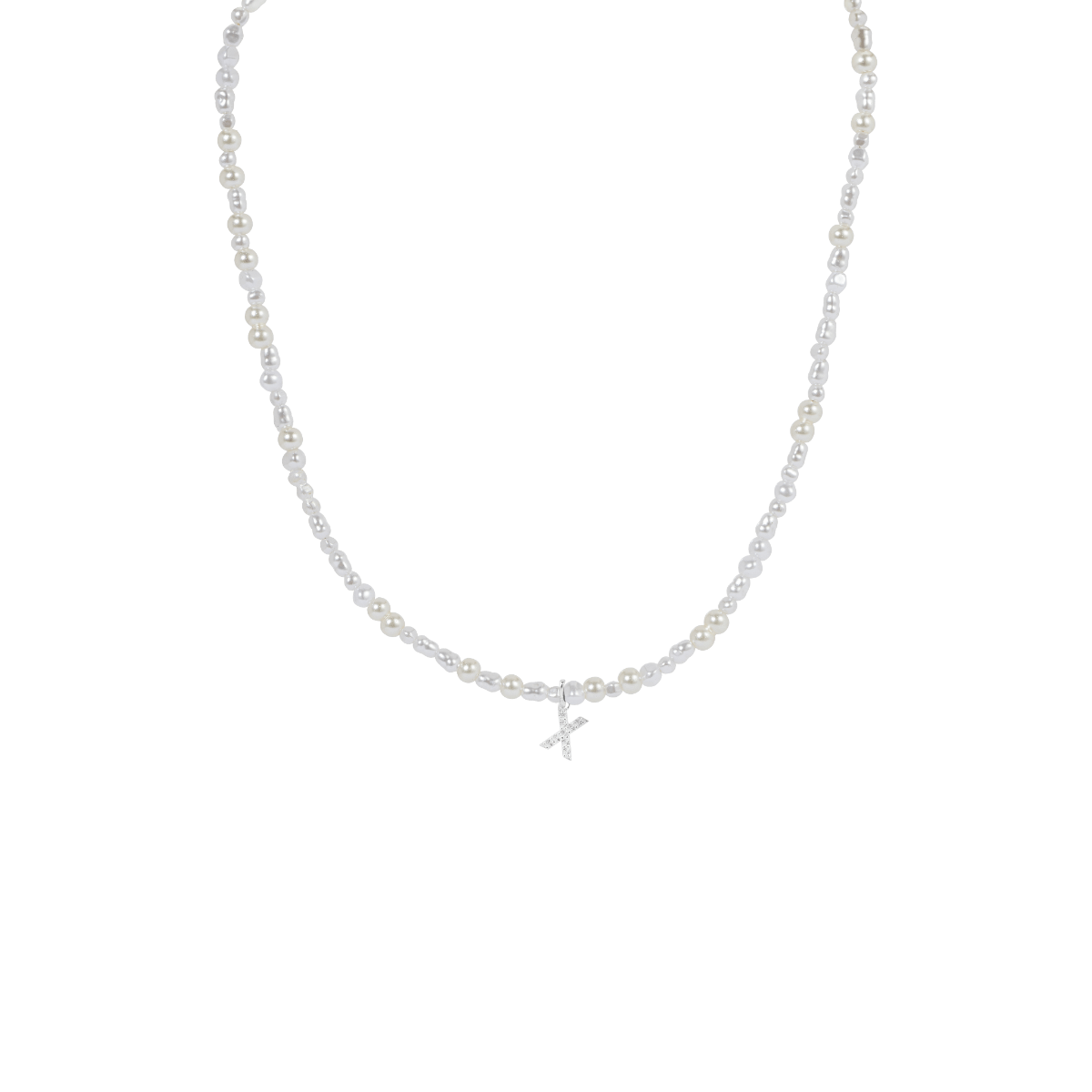 Pearl Beads Letter Kette