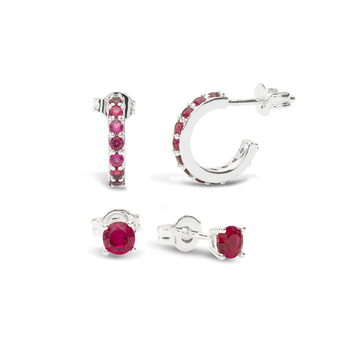 Birthstone Ohrring Set