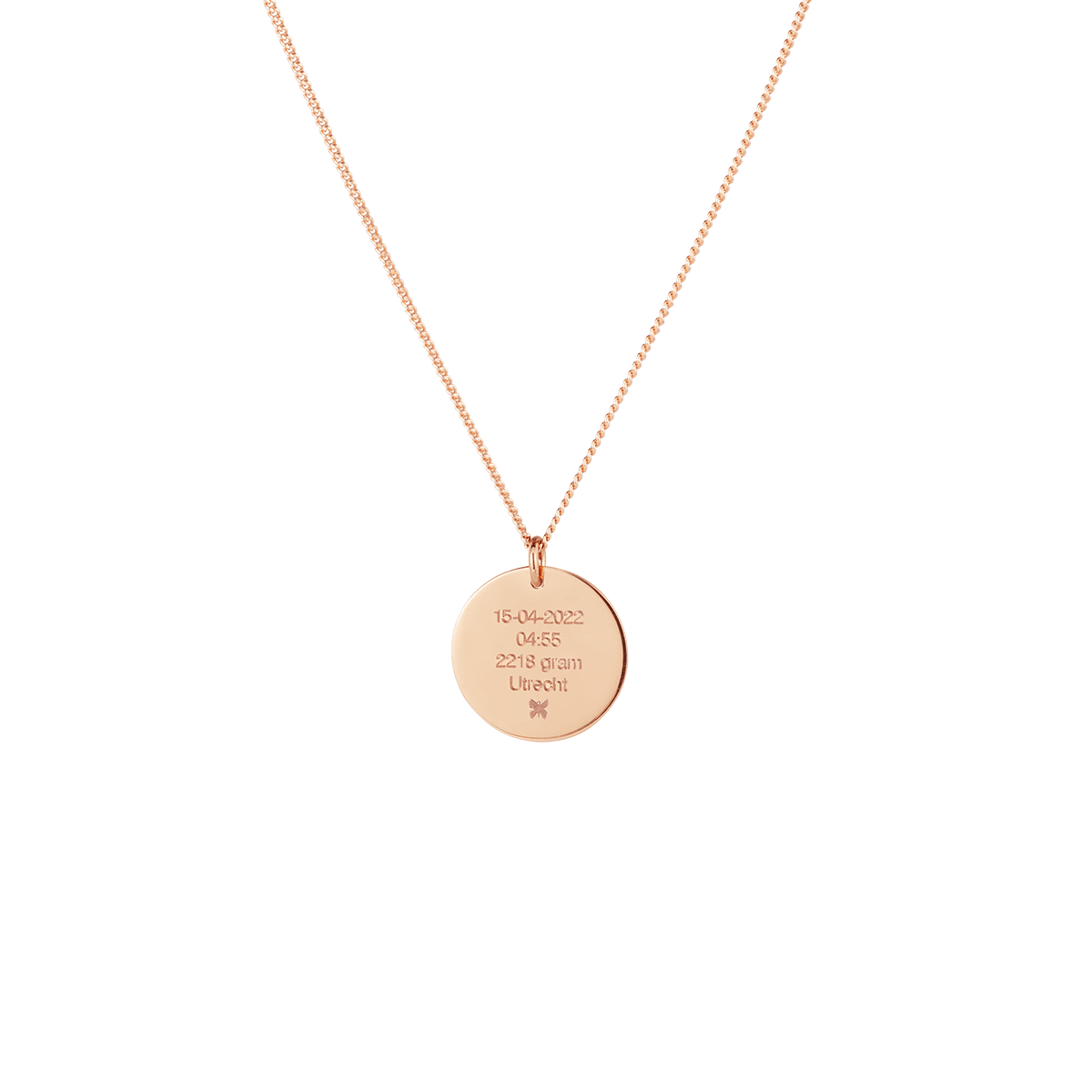 Birth Name Coin Kette