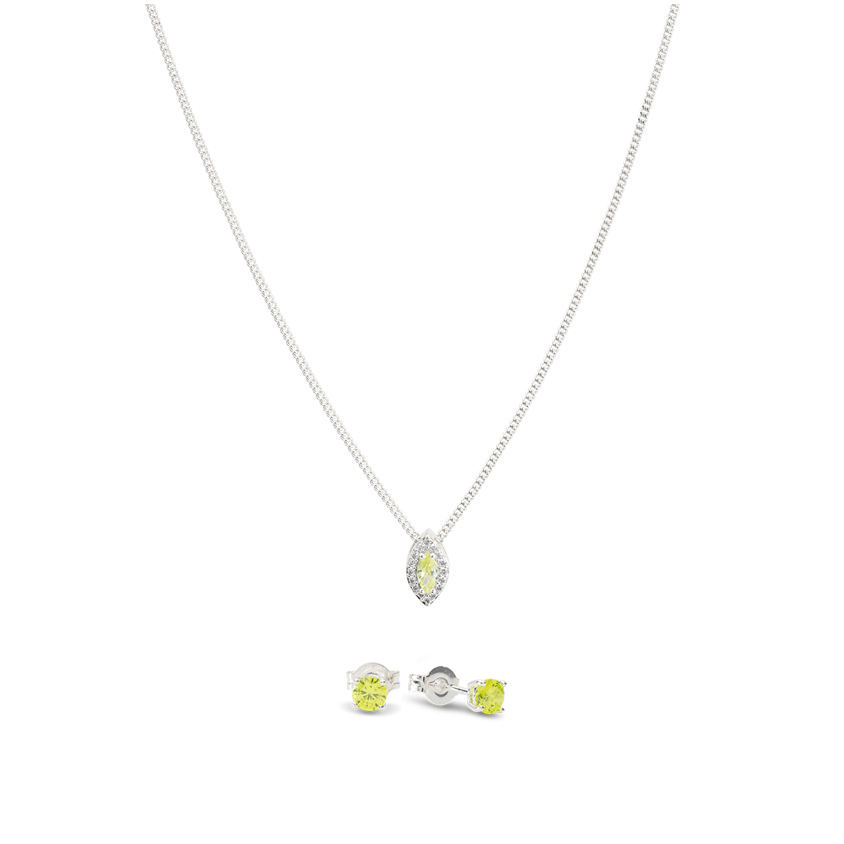Birthstone Marquise Ohrstecker Set