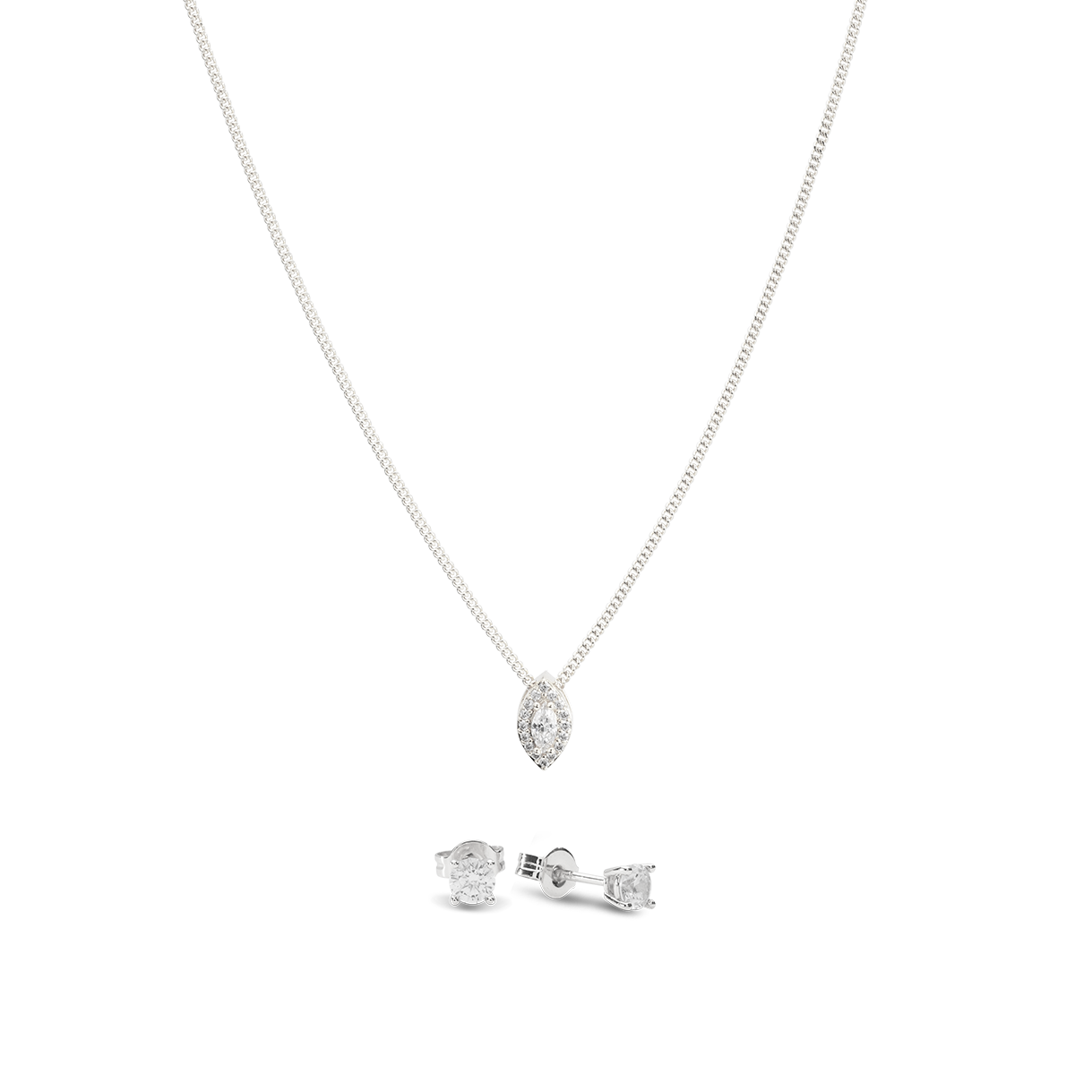 Birthstone Marquise Earring Set