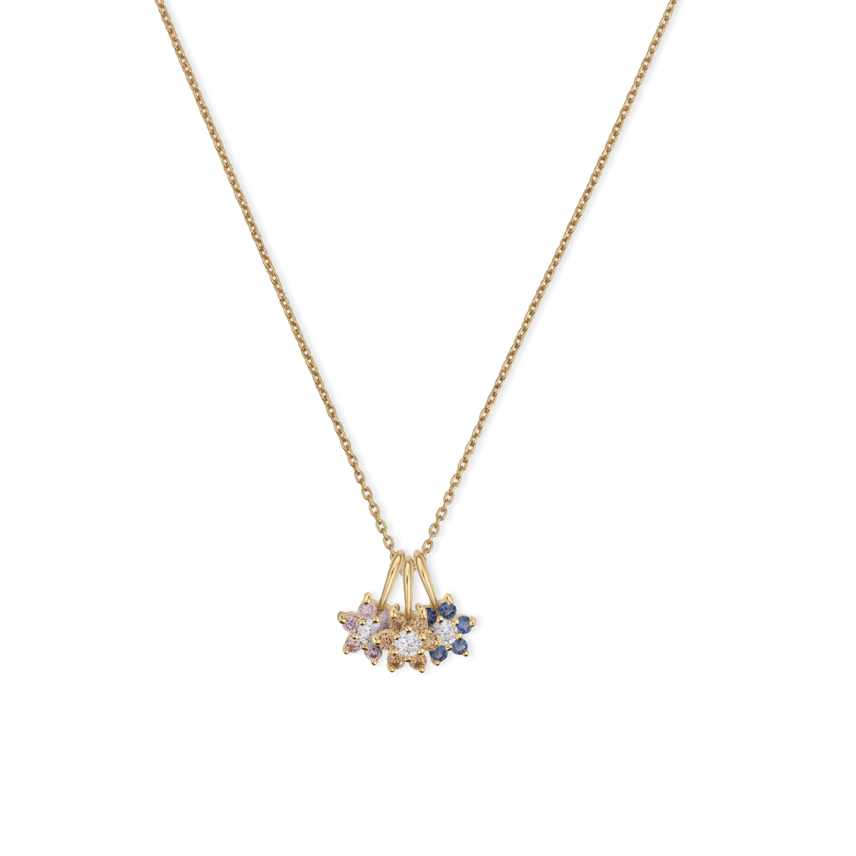 Flora Flower Birthstone Necklace | Vedder & Vedder