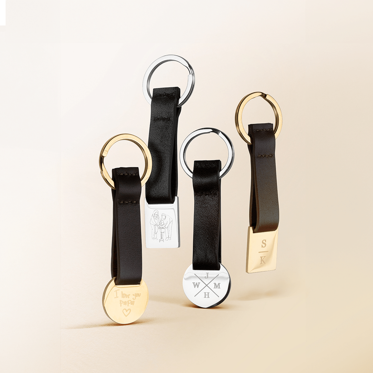 Photo Line Key Chain
