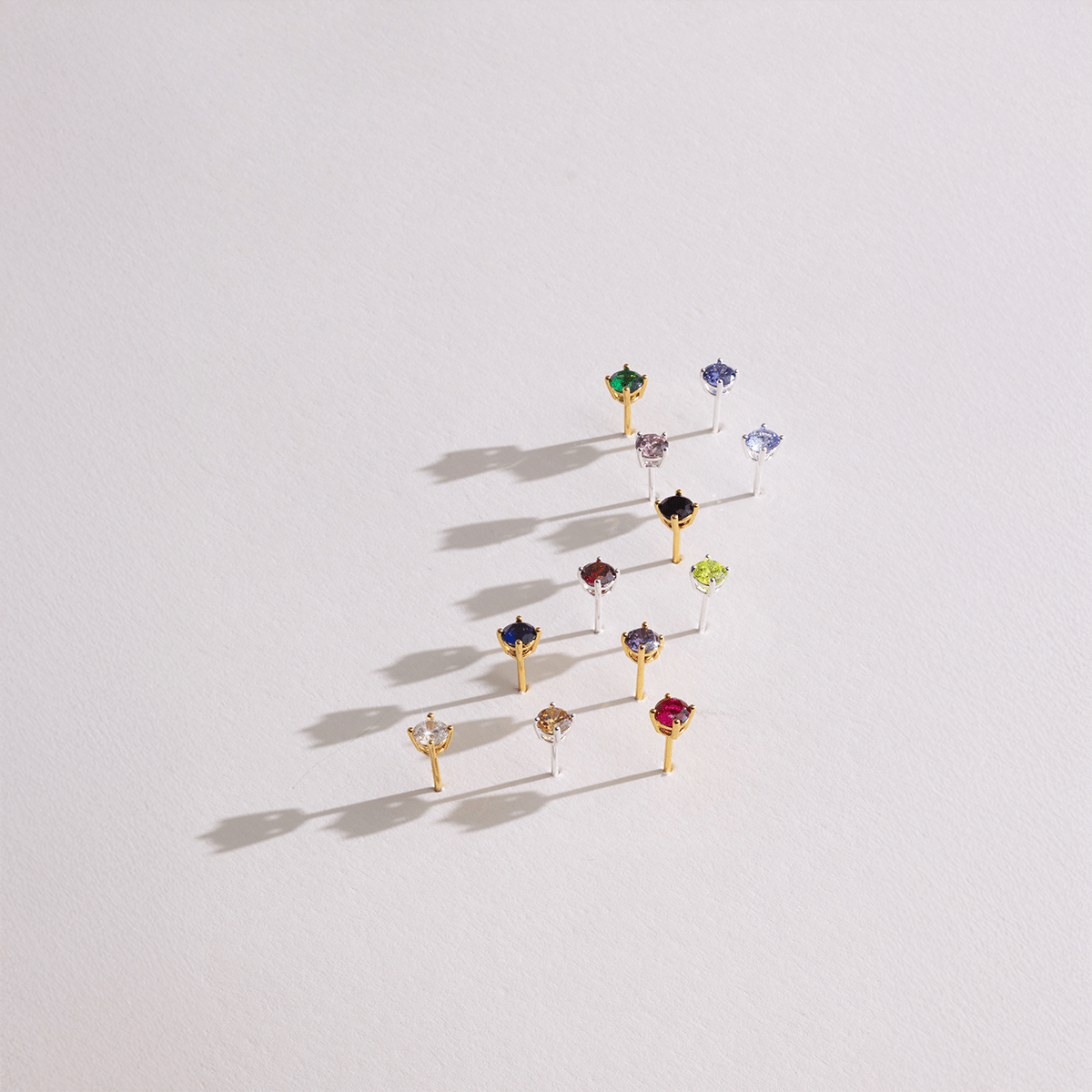 Birthstone Studs