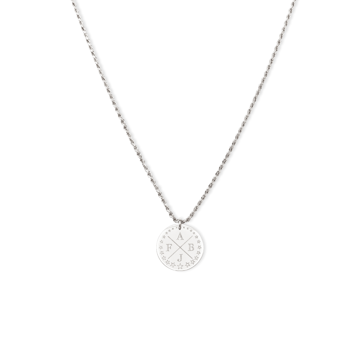 SS23 Star Initial Coin Necklace