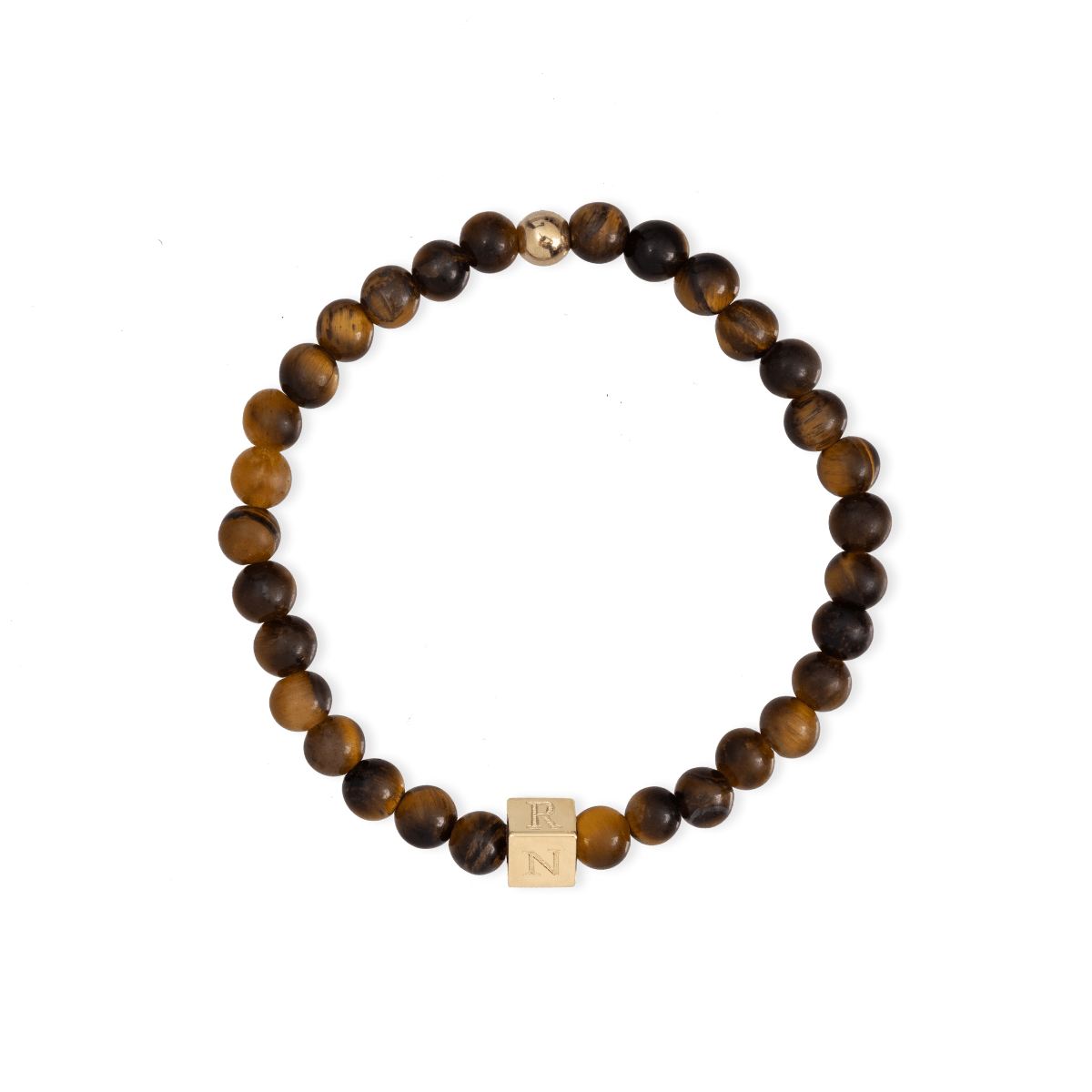 Mini Simon Beaded Initial Bracelet