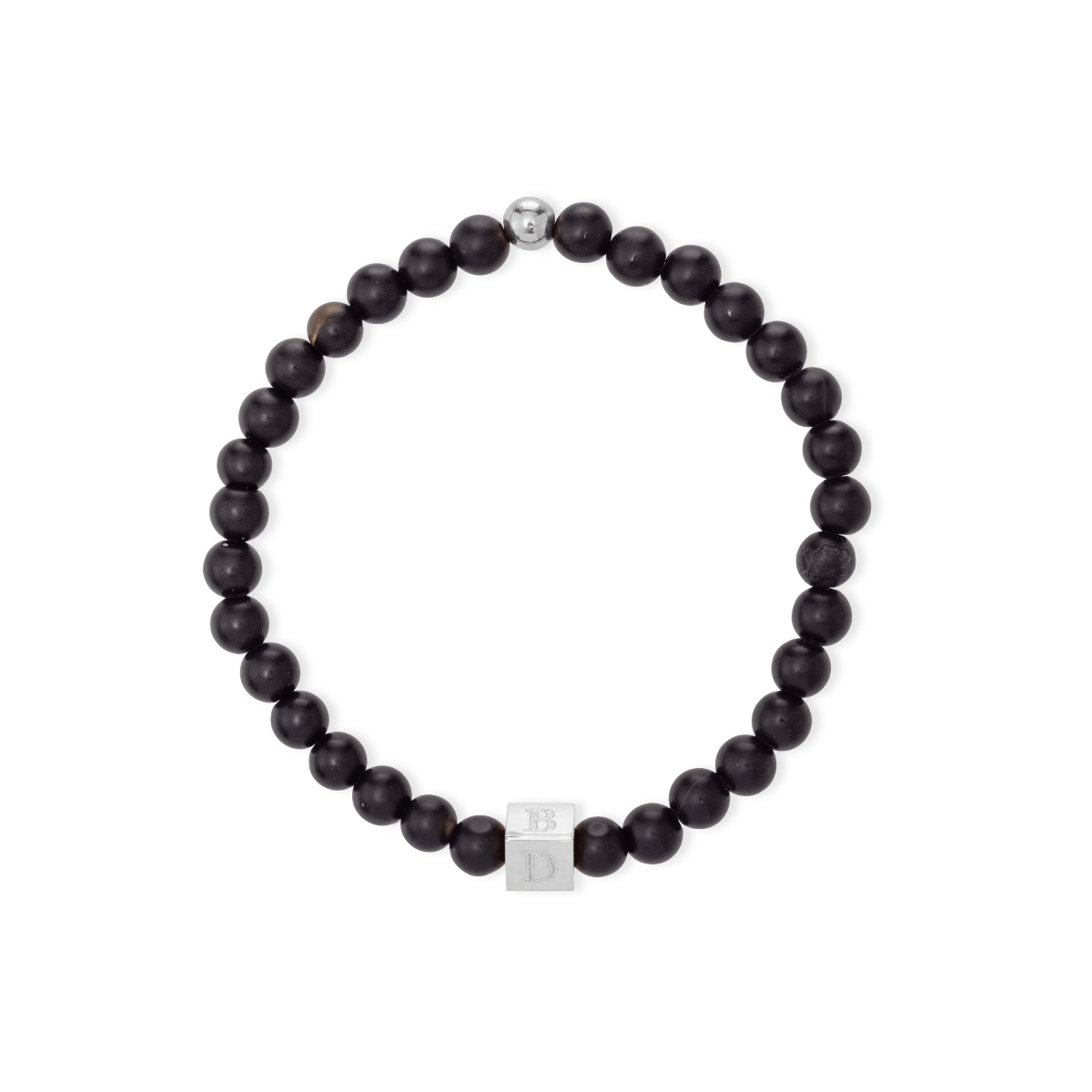Mini Simon Beaded Initial Bracelet