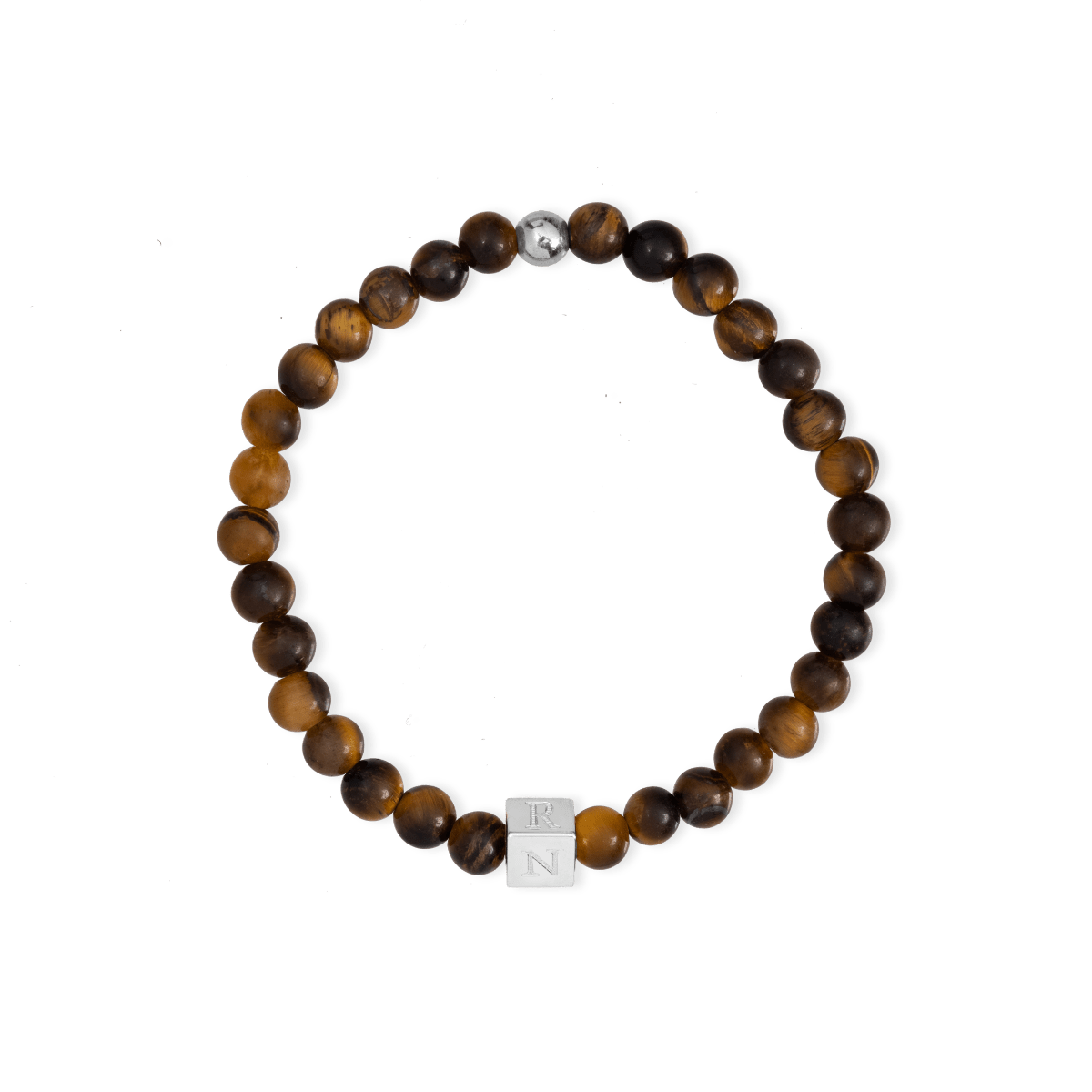 Mini Simon Beaded Initial Bracelet