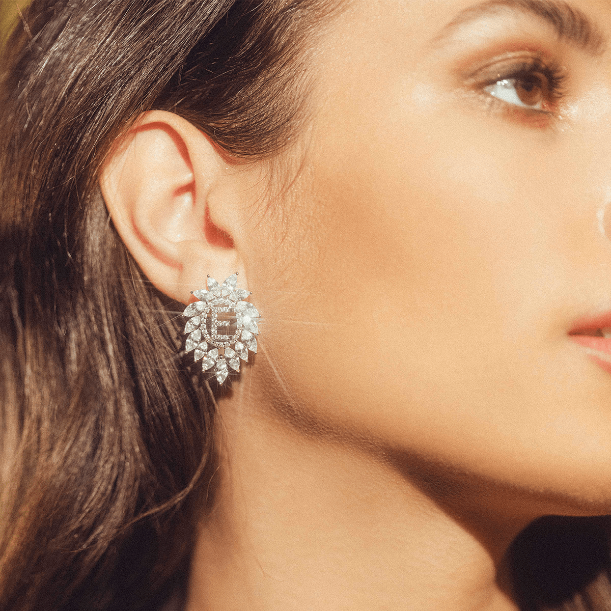 SS24 Sofia Sparkle Letter Earrings