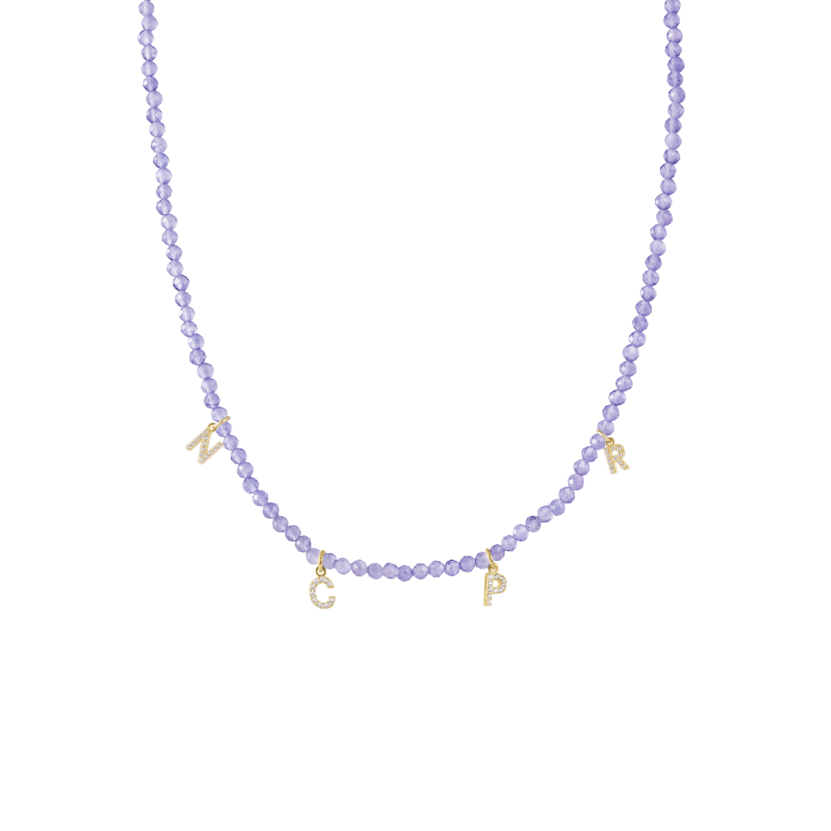 Bunt Perlen Buchstaben Kette