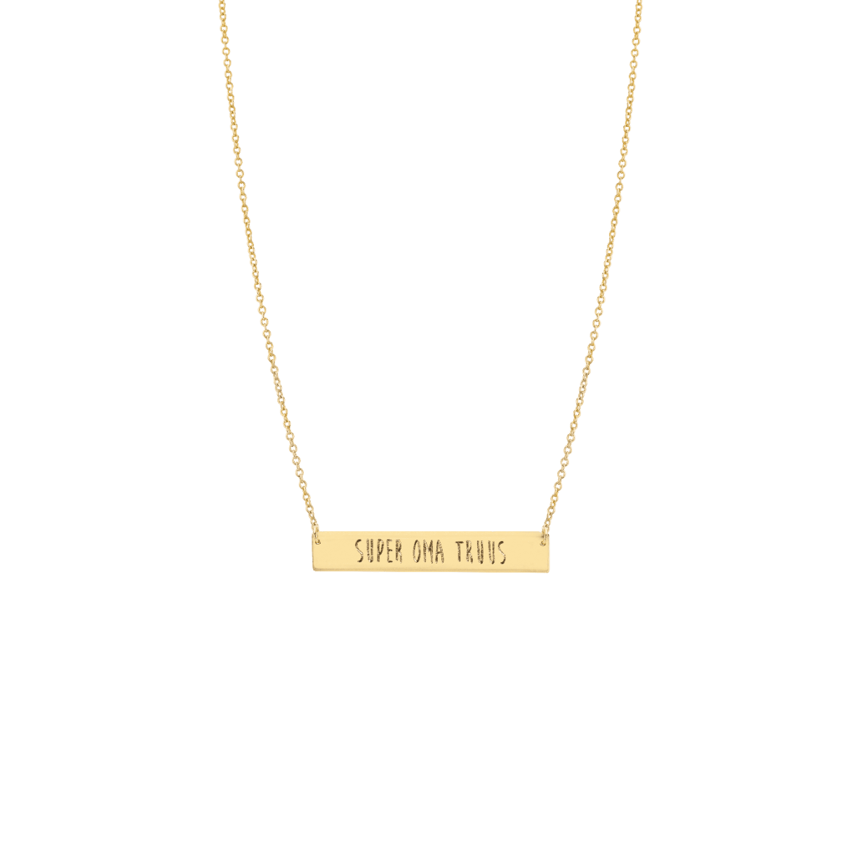 Tell A Secret Bar Necklace