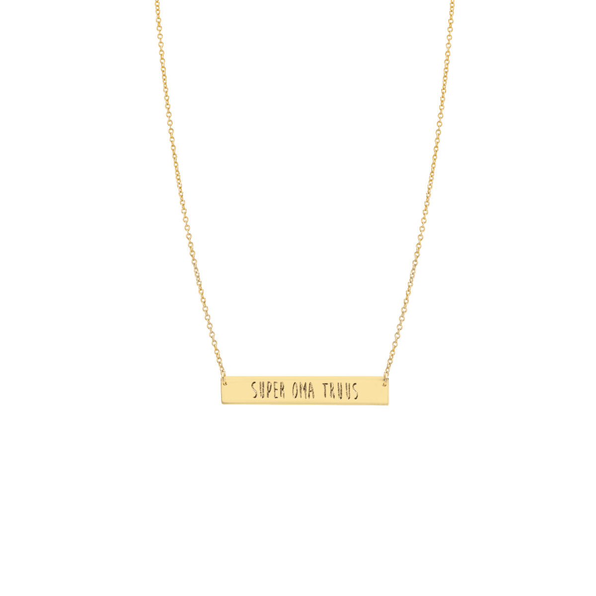 Tell A Secret Bar Necklace