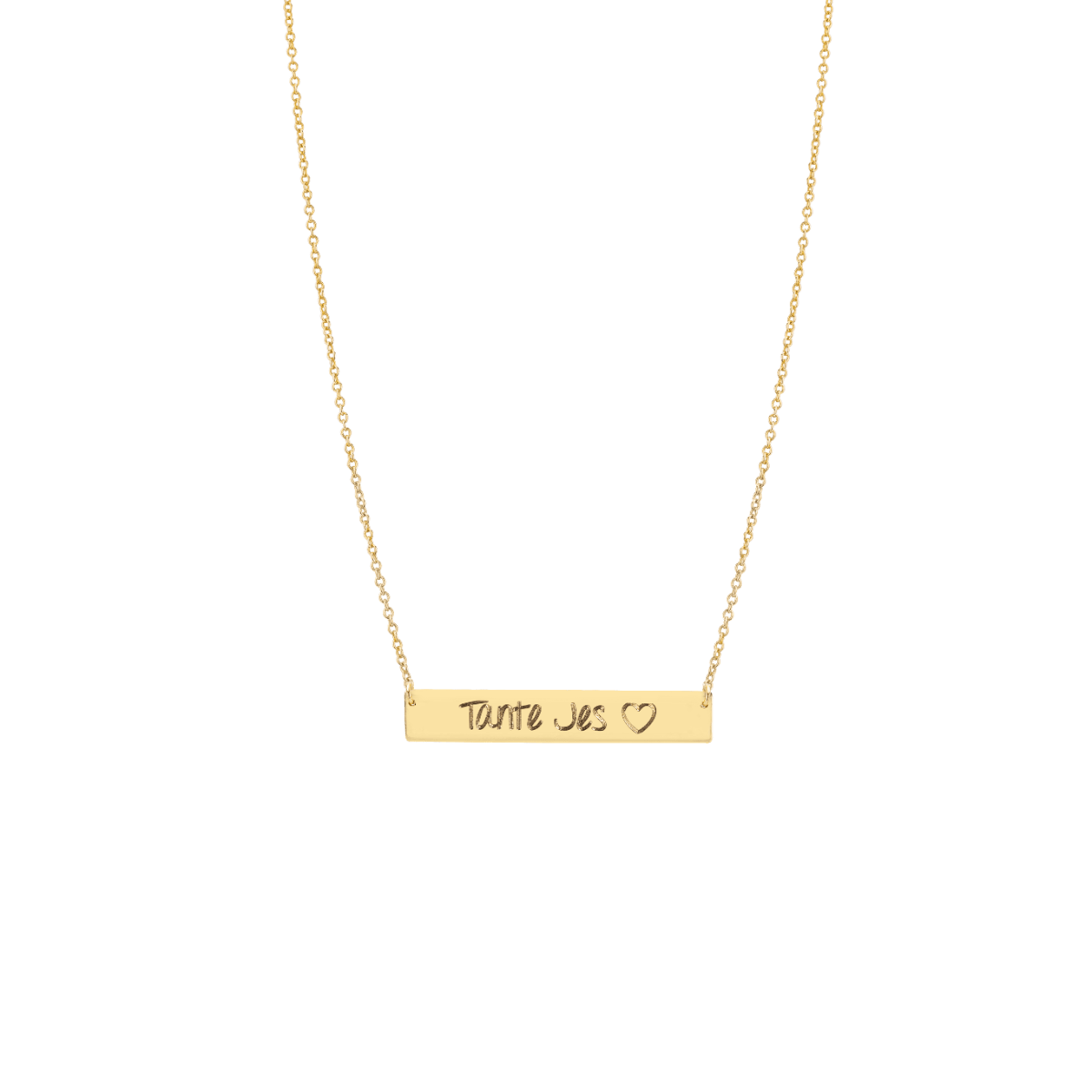 Tell A Secret Bar Necklace