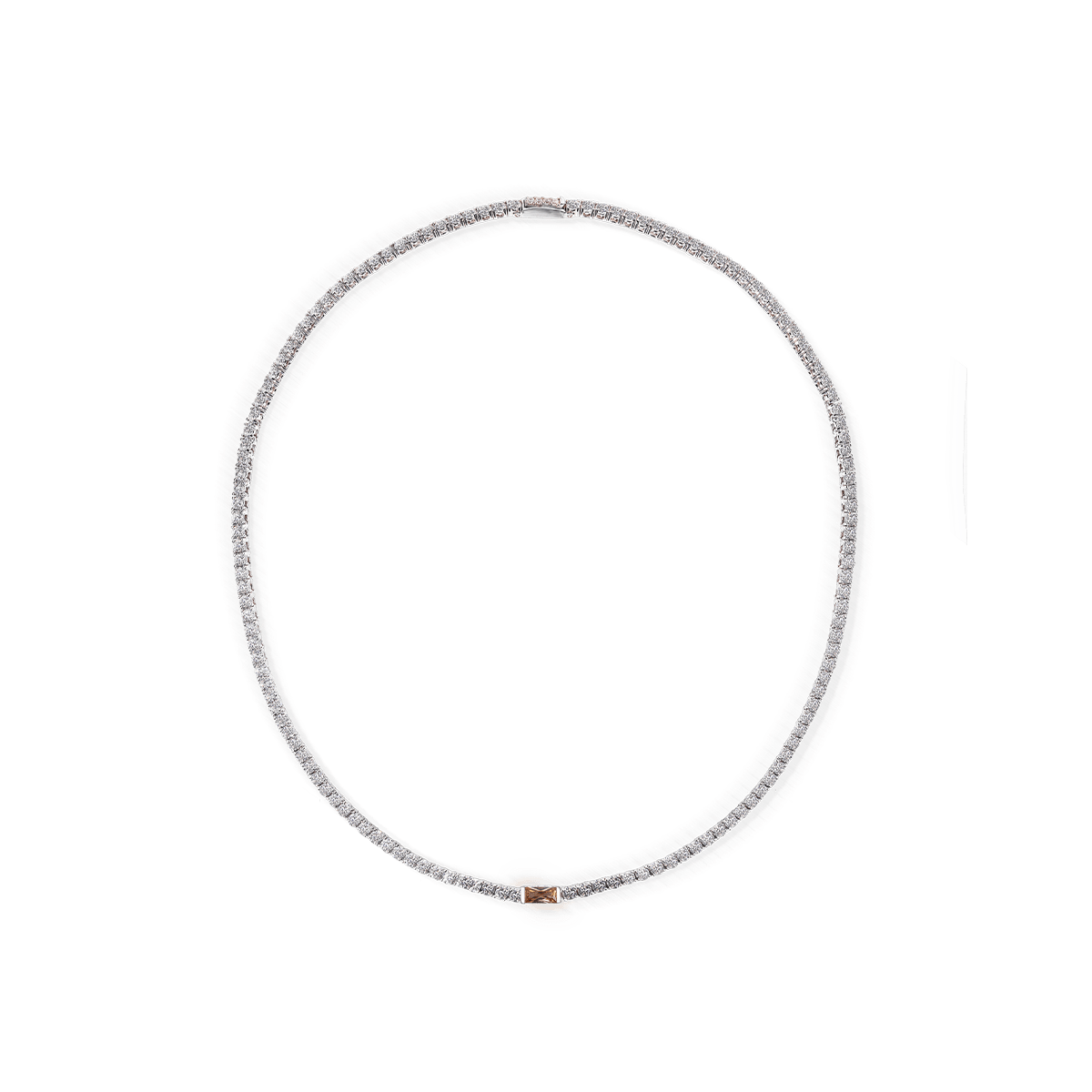 SS24 Tennis Single Birthstone Necklace