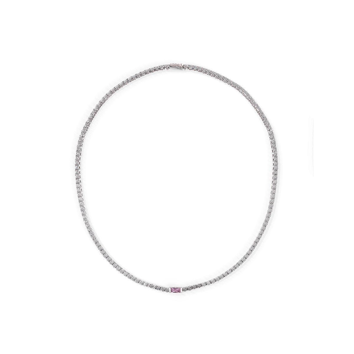 SS24 Tennis Single Birthstone Necklace